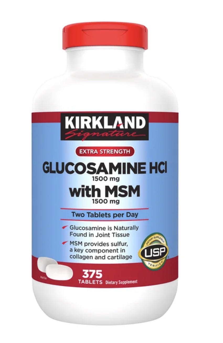 Kirkland Signature Glucosamine with MSM, 375 Tablets